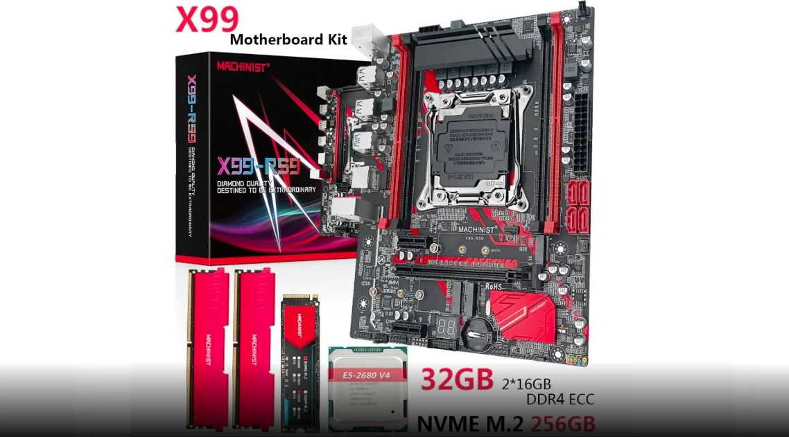 Топ связка X99 с Intel Xeon на сокете 2011-3 из Китая