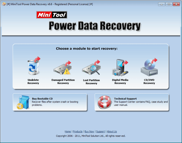 Minitool сайт. Power data Recovery.